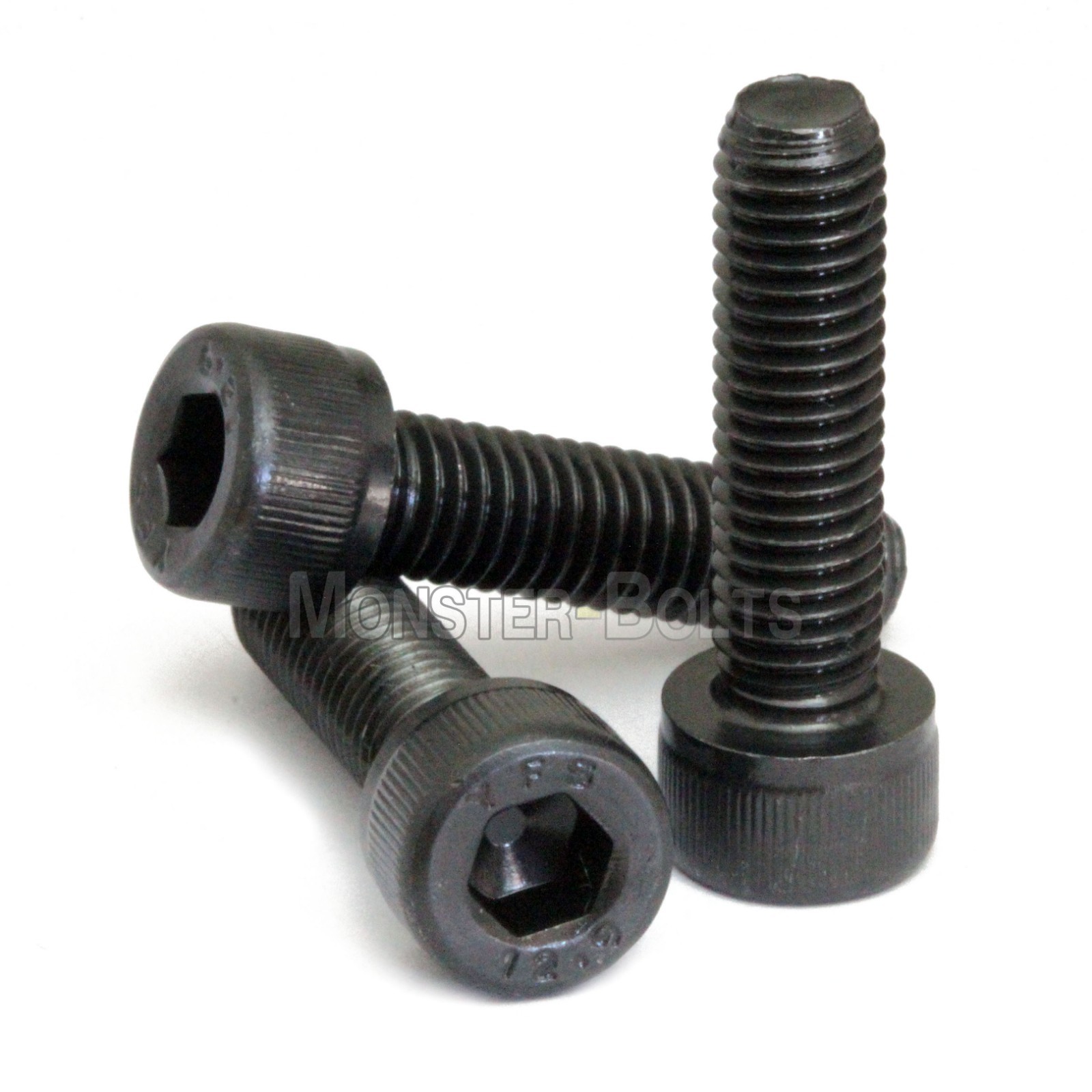 M6 Socket Head Cap Screws, 12.9 Alloy Steel w/ Black Oxide DIN 912, Coarse 1.0