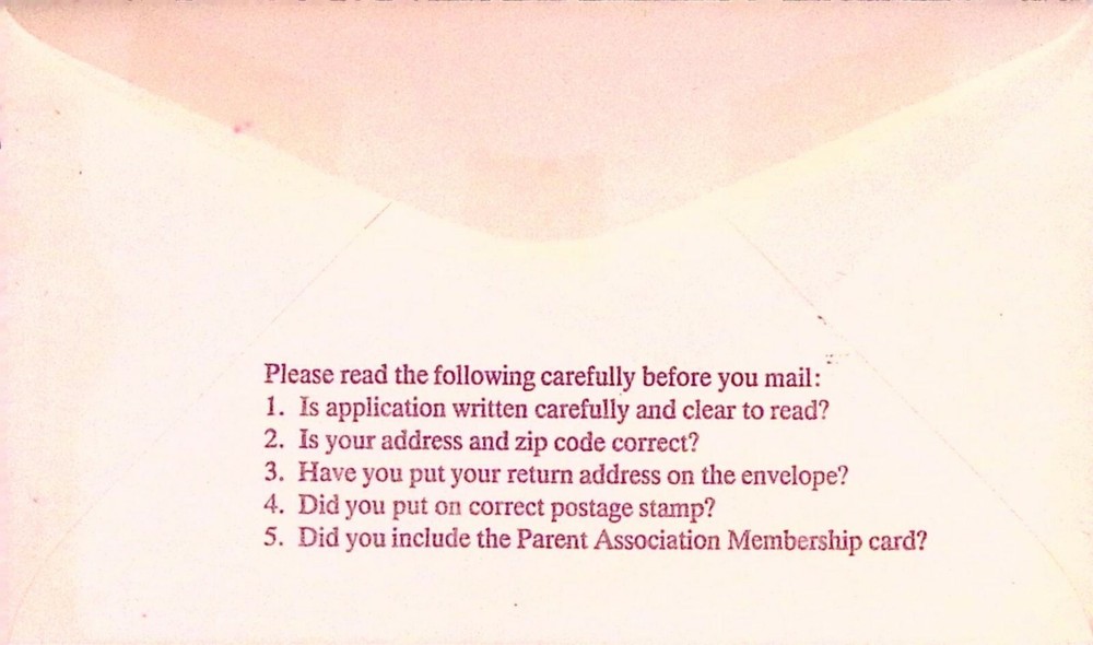 Cabbage Patch Kids Return Envelope Babyland General Hospital Certification