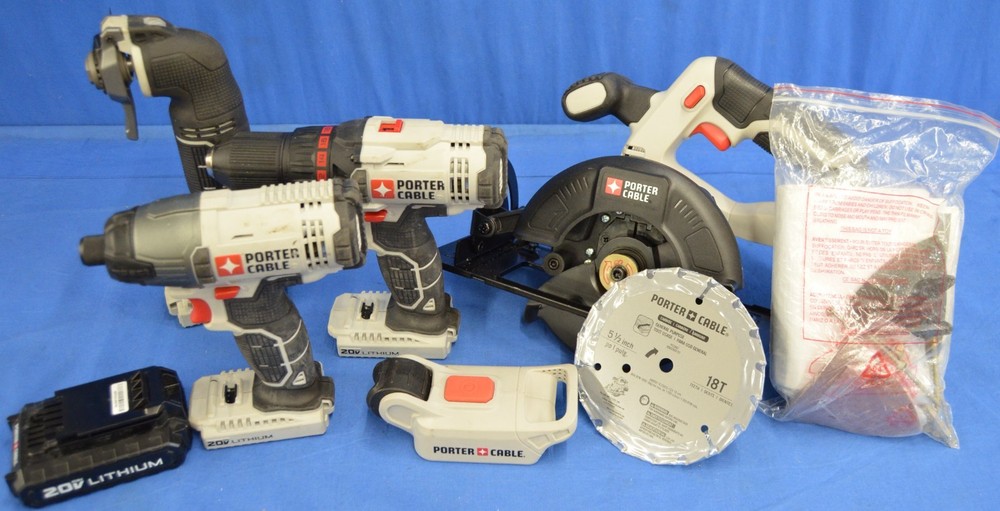 PORTER CABLE Tool Combo Kit: 5 Tools
