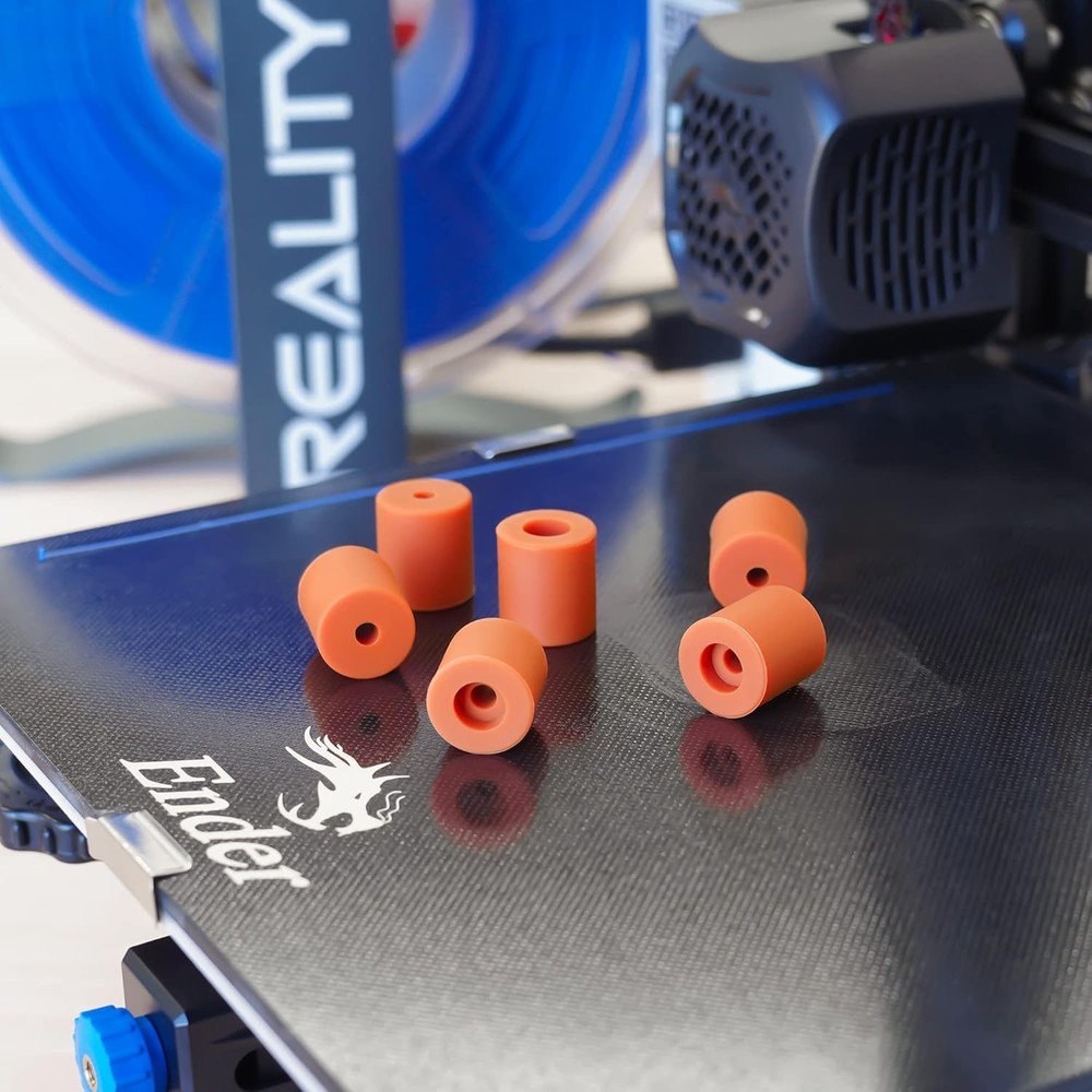 3D Printer Leveling Parts: 8-Pack Silicone Mounts for Precision Stability