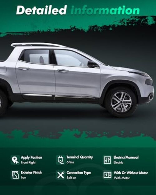 Front Right Power Window Regulator Motor Replacement for 2002-2003 for Lexus