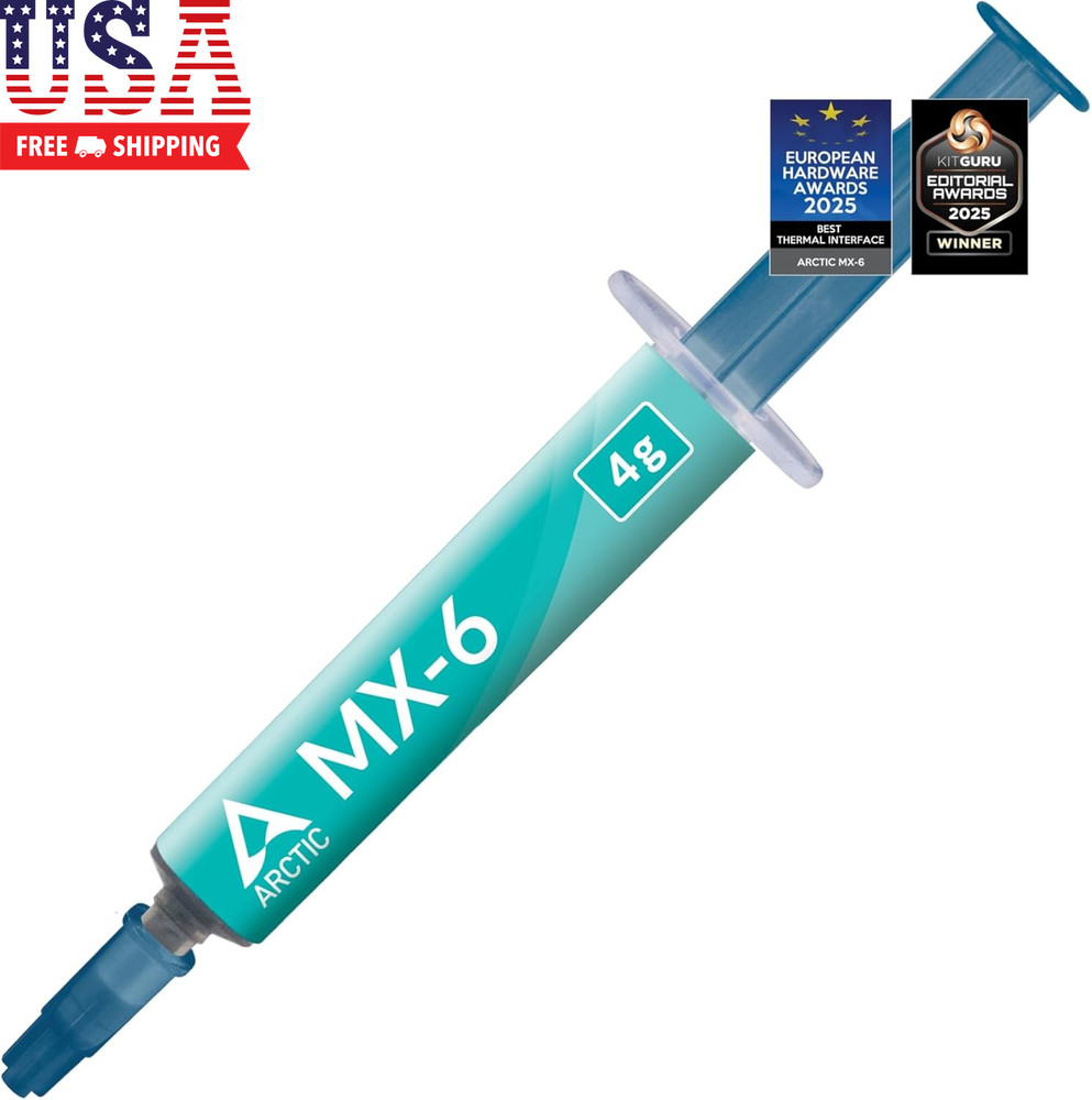 MX-6 (4 G) - Ultimate Performance Thermal Paste for CPU, Consoles, Graphics Card