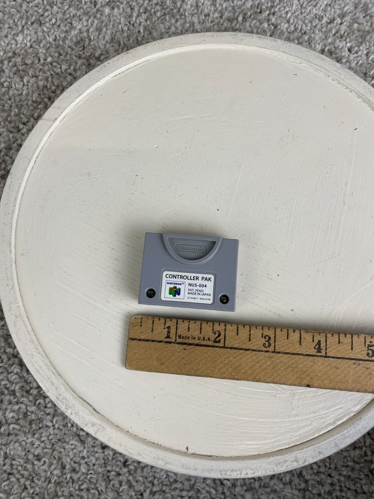 Nintendo 64 N64 Controller Pak Memory Card NUS-004 Tested/Works