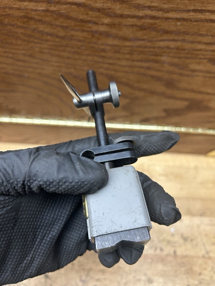 VINTAGE LUFKIN MITI-MITE MAGNETIC INDICATOR HOLDER