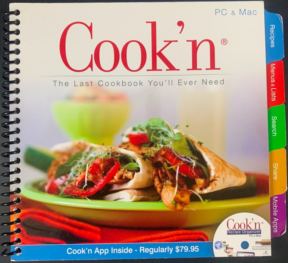 o'o'o . COOK'n App for PC or MAC . Recipe Organizer Program