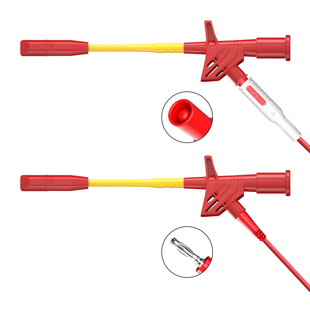 2PCS Insulation Wire Piercing Probe Heavy Duty Quick Piercing for Electrical