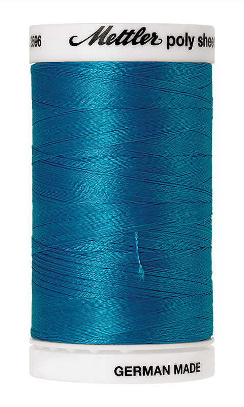 Mettler POLY SHEEN 100% Trilobal Polyester Machine Embroidery Thread 875yd Spool