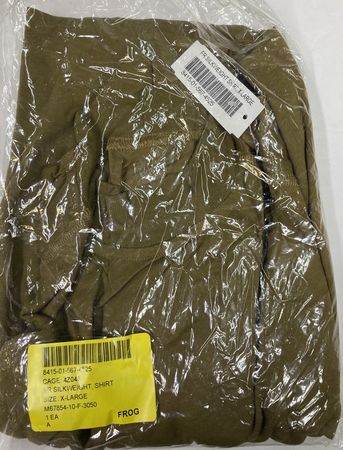 USMC XGO FROG Peckham Military Flame Resistant SILK Layer Shirt SM MED LARGE NEW