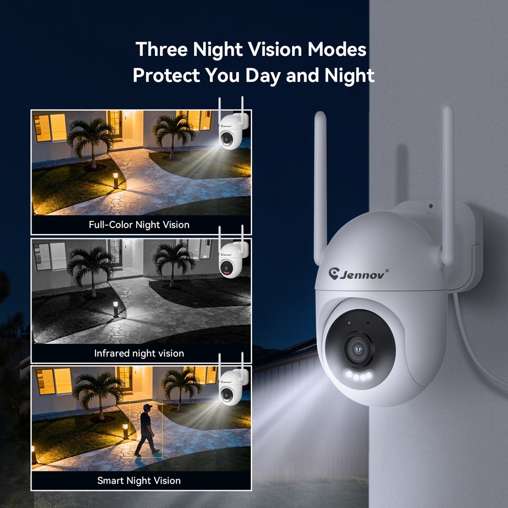 5MP Wireless Home Security Camera System 10CH NVR Two Way Audio Human Detection