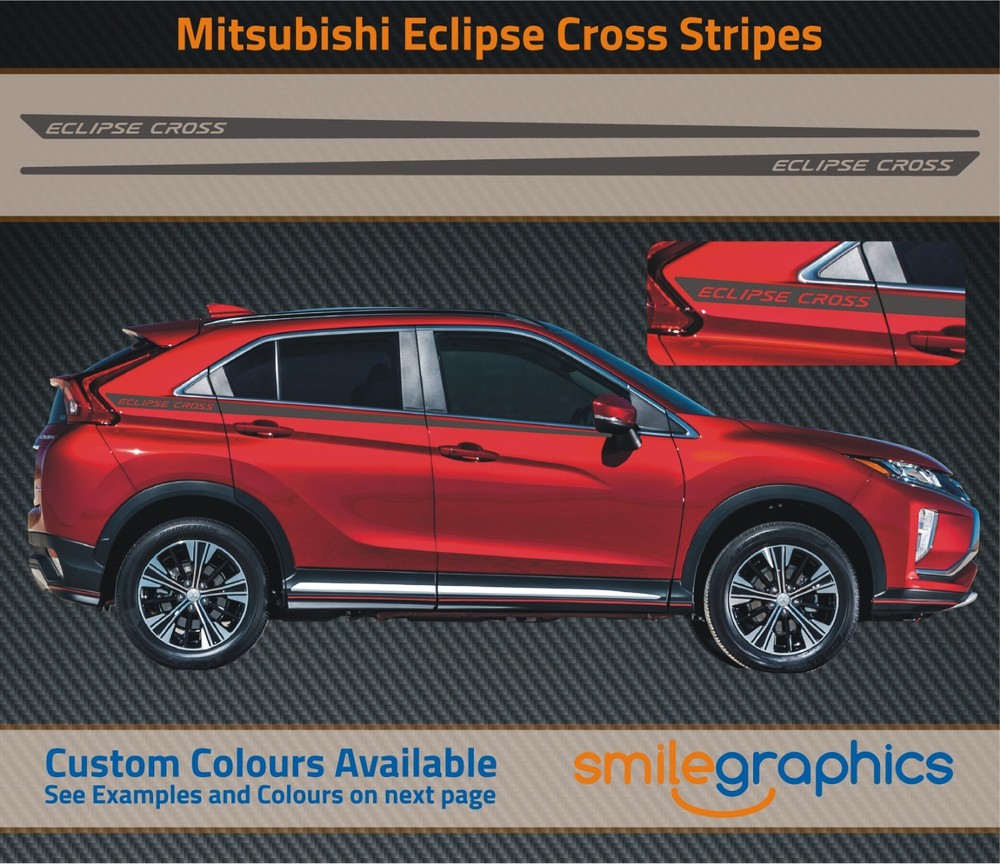 Mitsubishi Eclipse Cross Stripes - Other Colours Available - Metallic Grey