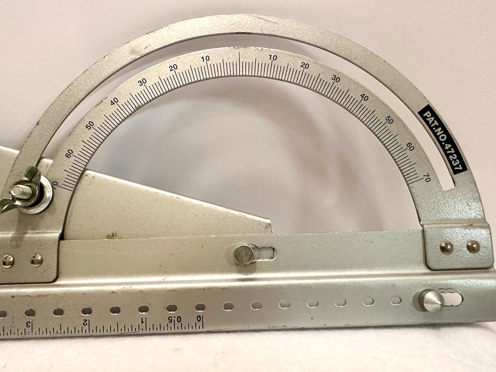 Tool Shop Metal Protractor