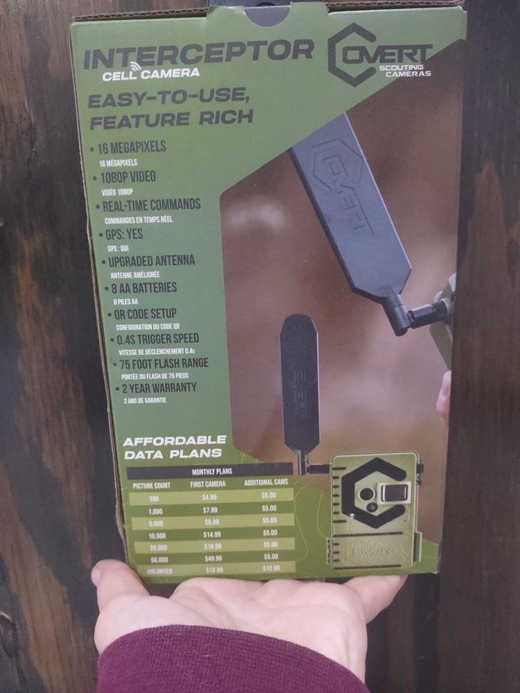 New Covert Interceptor Wireless Cellular 16MP Game Trail Camera 0210