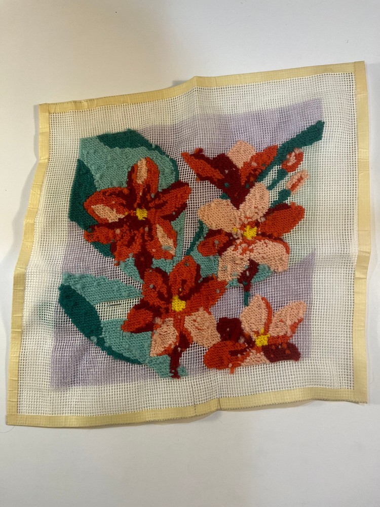 RK Designs Needlepoint Kit #RK2906 "Elegant Lily" - Started
