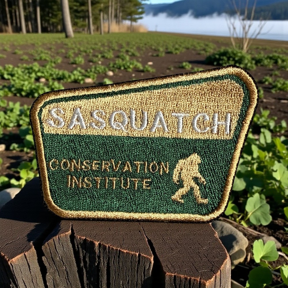 Sasquatch Embroidery Patch 2.51" X 3.60'