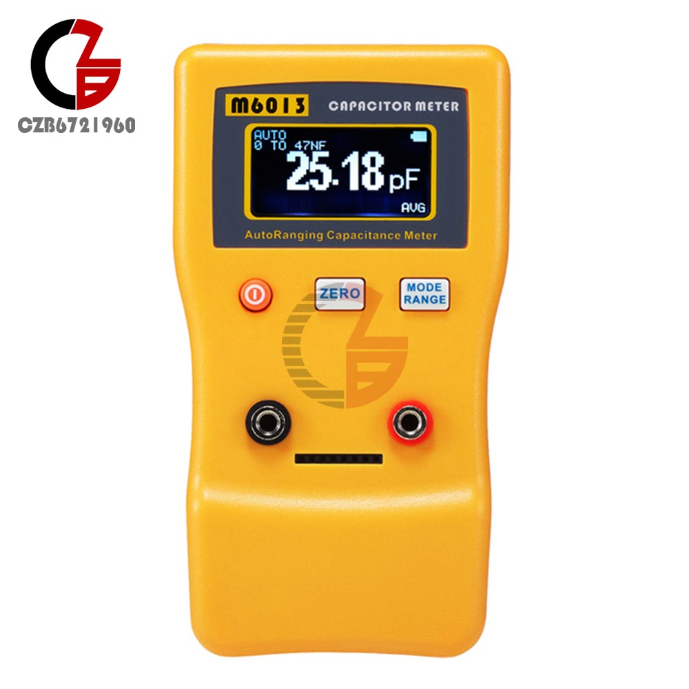 LCD High-precision Capacitor Meter Auto Range Handheld Capacitor Circuit Tester