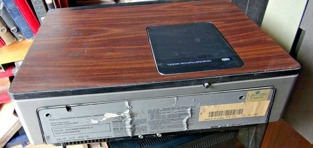 RCA SelectaVision CED Video Disc Player Promo model