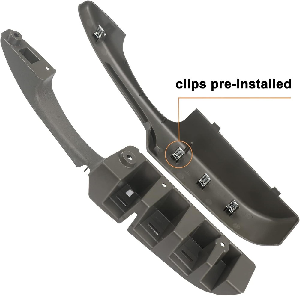 Interior Door Pull Handle (Pair) Compatible with 2003-2018 Chevy Express GMC Sav