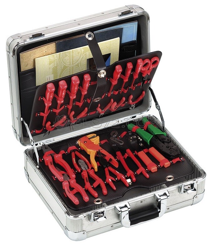 ALUMINIUM TOOL CASE BOX TOOLS BAG WORKING FERVI 0680