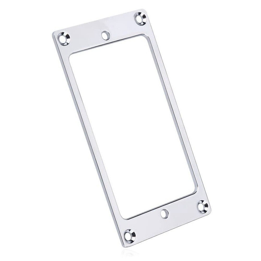 2Pcs Guitar Humbucker Pickup Mounting Ring Frame Bridge Neck Flat Bottom