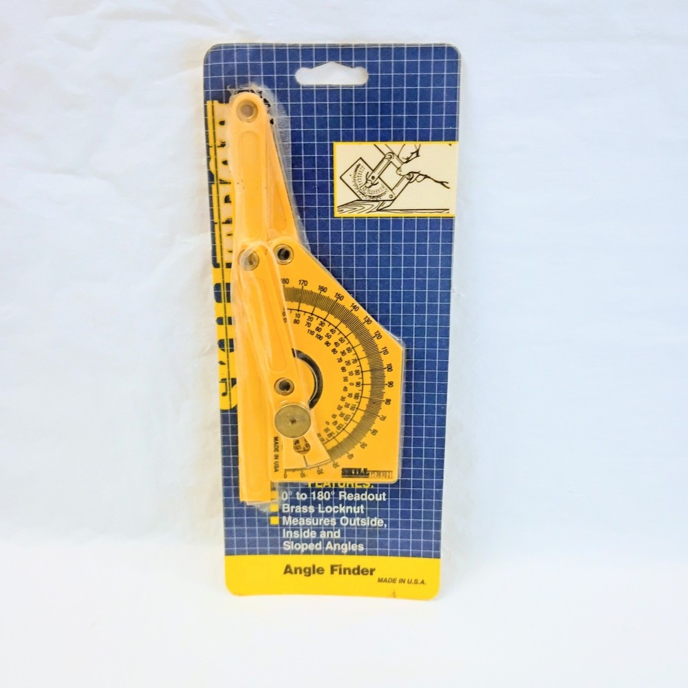 SkillTech Protractor and Angle Finder Outside Inside Sloped #M40760 USA