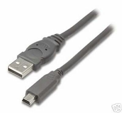 USB A-B MINI CABLE CAMERA/MP3 - COLOR MAR VARY