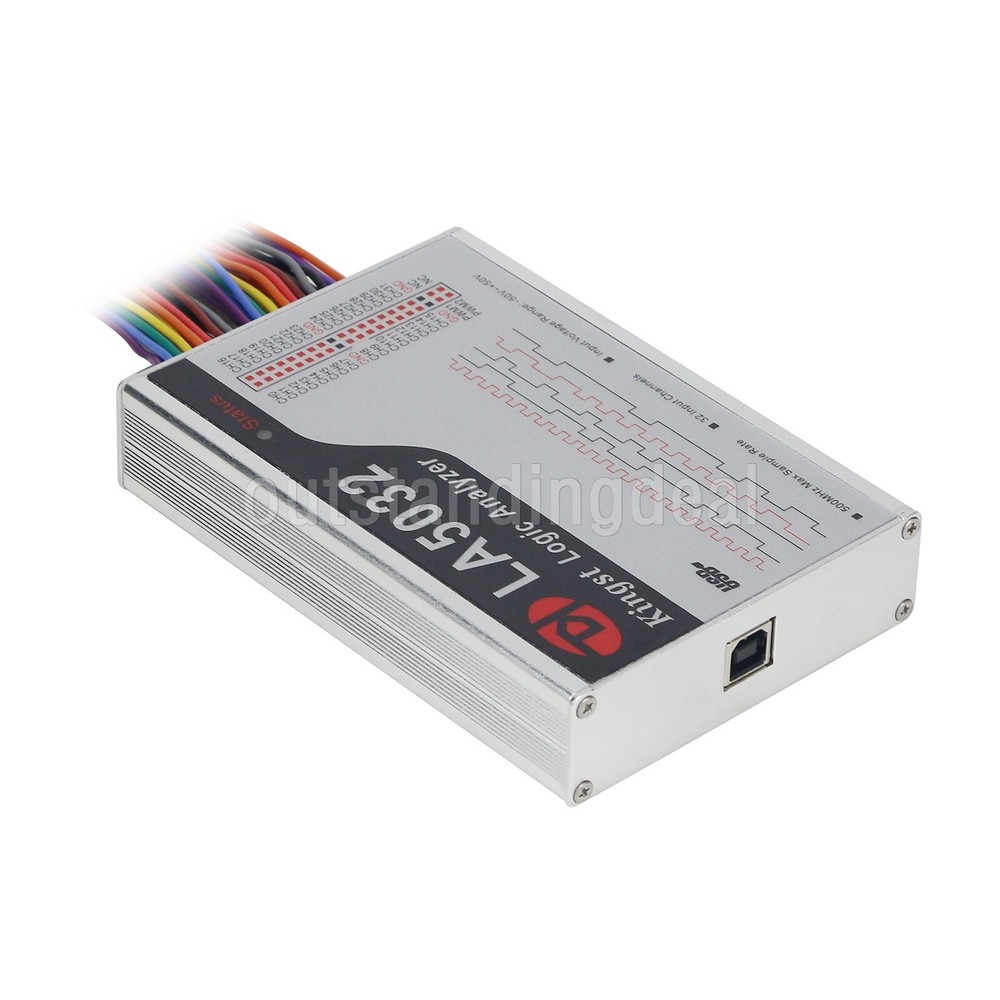 USB Logic Analyzer Logic Analyzer Kit 32-CH 500MHz Sample Rate 80MHz Bandwidth
