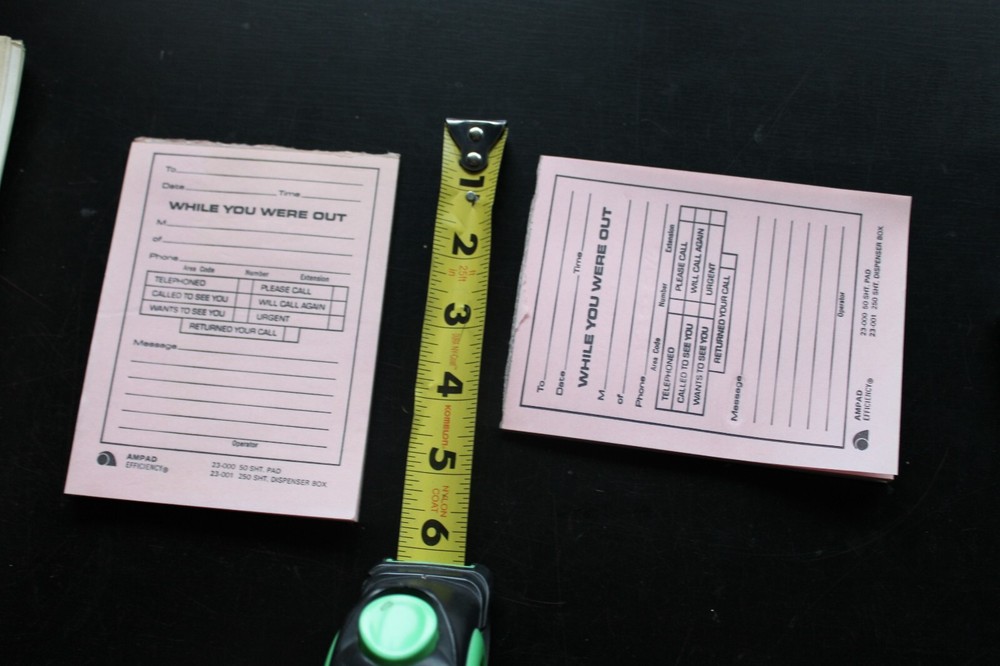 Vintage Ampad While You Were Out Message Pads Forms
