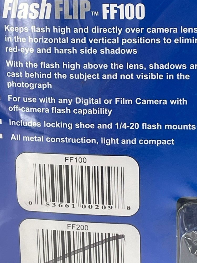 Flash Frame Flash Flip FF100/FF200 - SRP $44.95