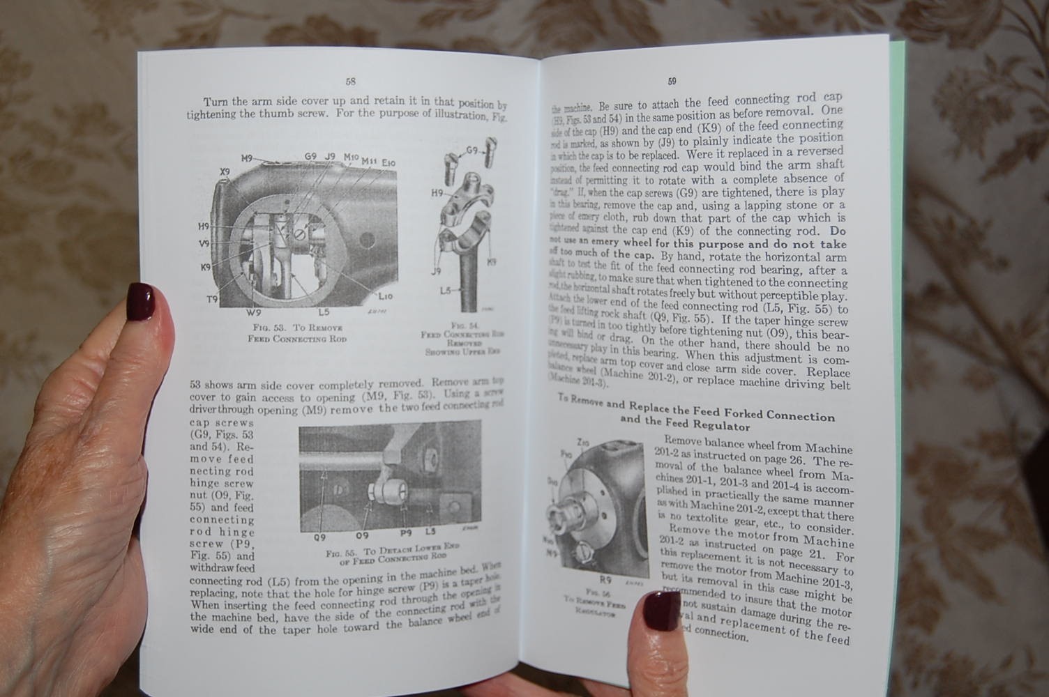 Singer Adjusters Manual for Service and Timing of 201 and 1200 Sewing Machines