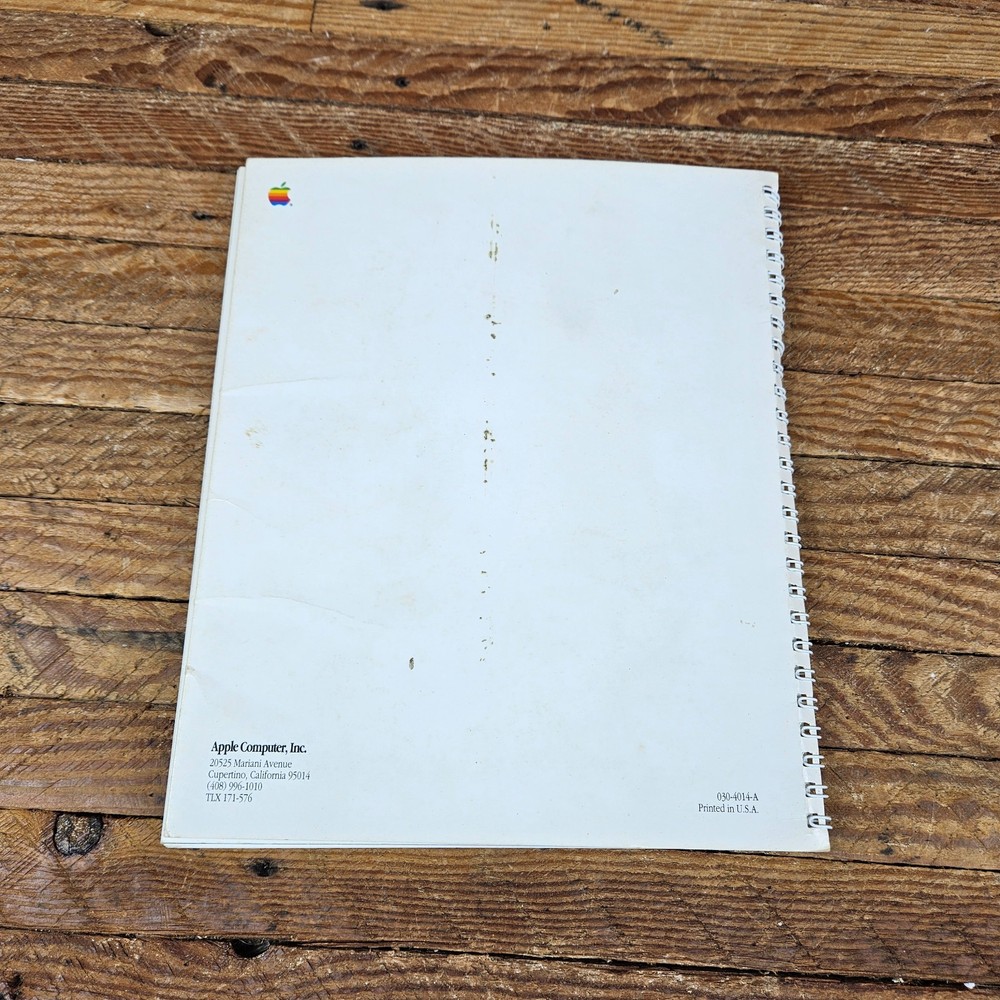 Apple Quadra 700 Getting Started Manual 030-4014-A (1990)