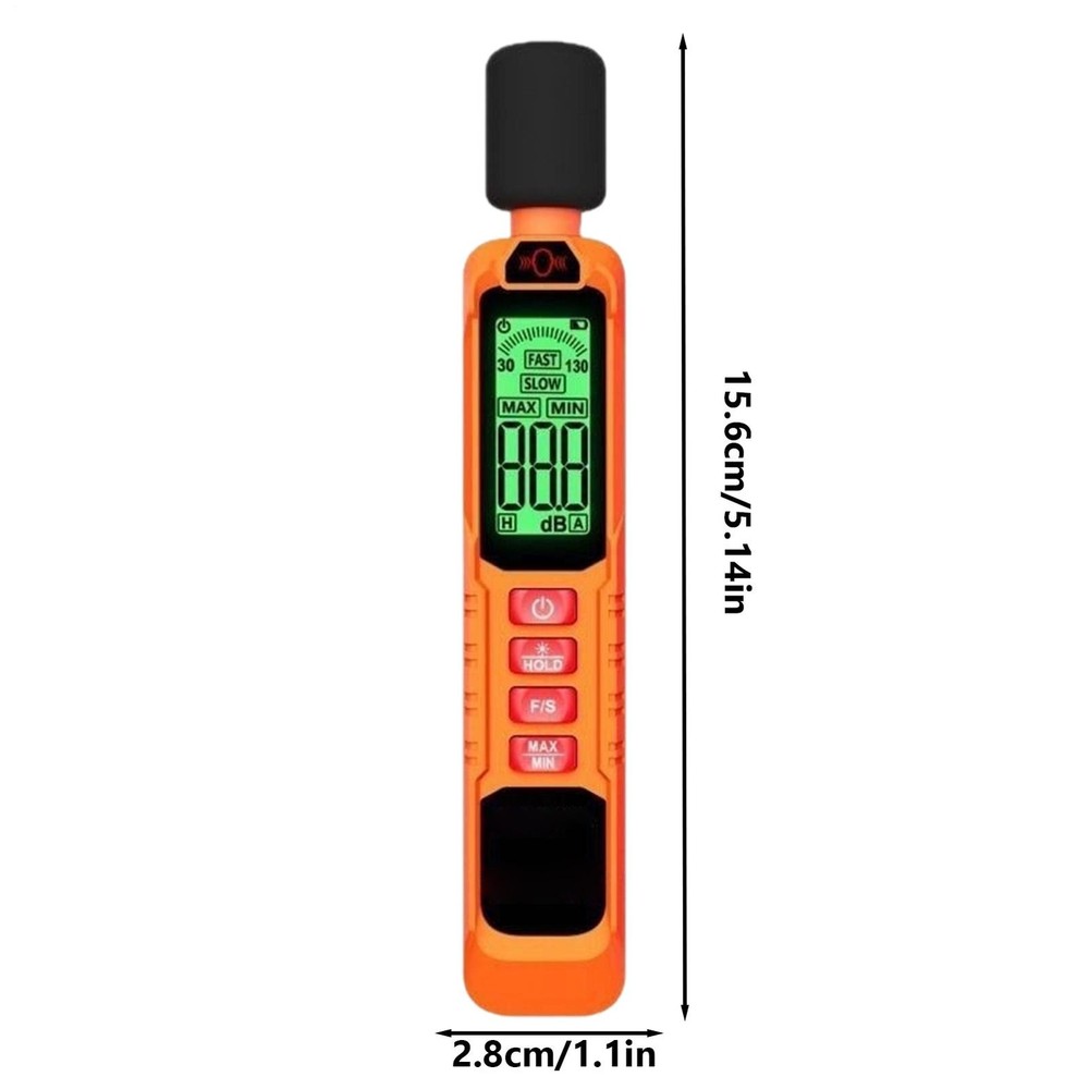Handheld Digital Sound Level Meter Decibel Meter 30-130dB Range