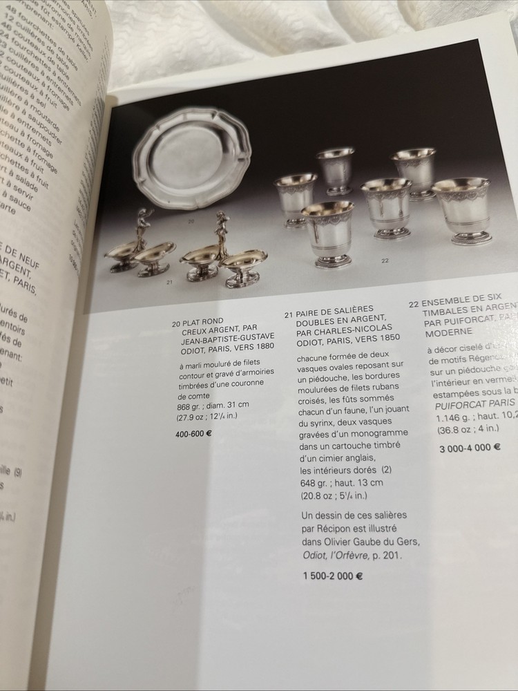Sotherbys 2003 Paris Important Silver Auction Catalog Reference June 11