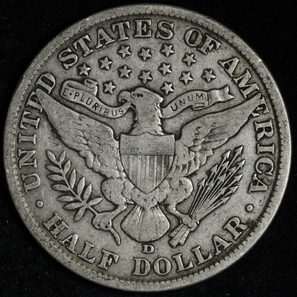 1906-D Barber Silver Half Dollar FINE E208 RKOI