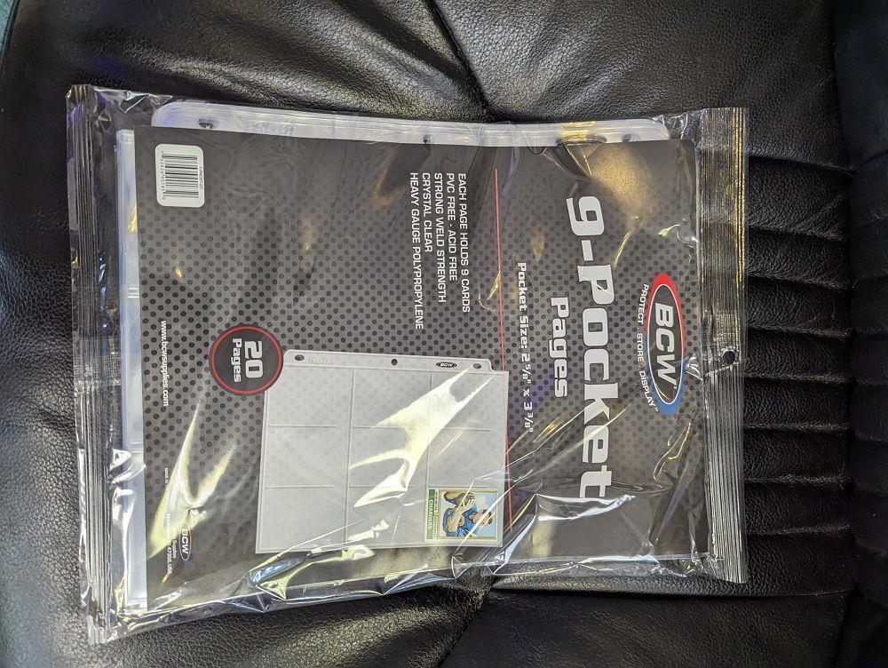 BCW 9 Pocket Pages 20ct