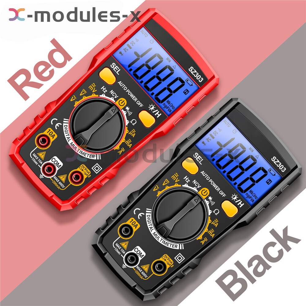 ANENG SZ303 Digital Multimeter Backlight Voltmeter Resistance AC DC Meter Tester