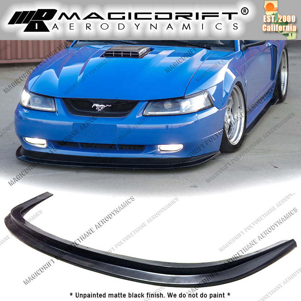 For New Edge 99-04 Ford Mustang MDA Style Front Chin Spoiler Bumper Lip Cobra