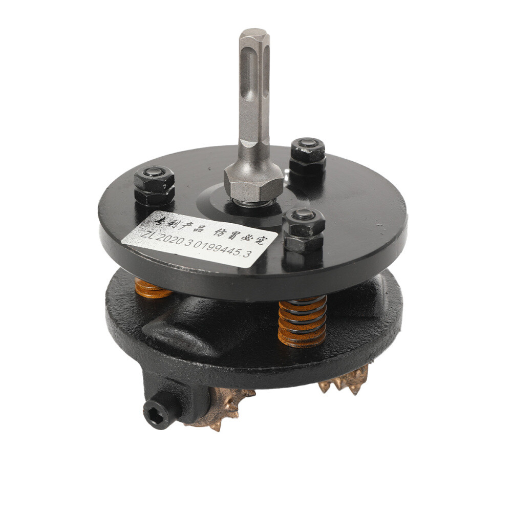 Three-Head Alloy Grinding Disc Concrete Wall Roller Plate Chiseling Hammer Head