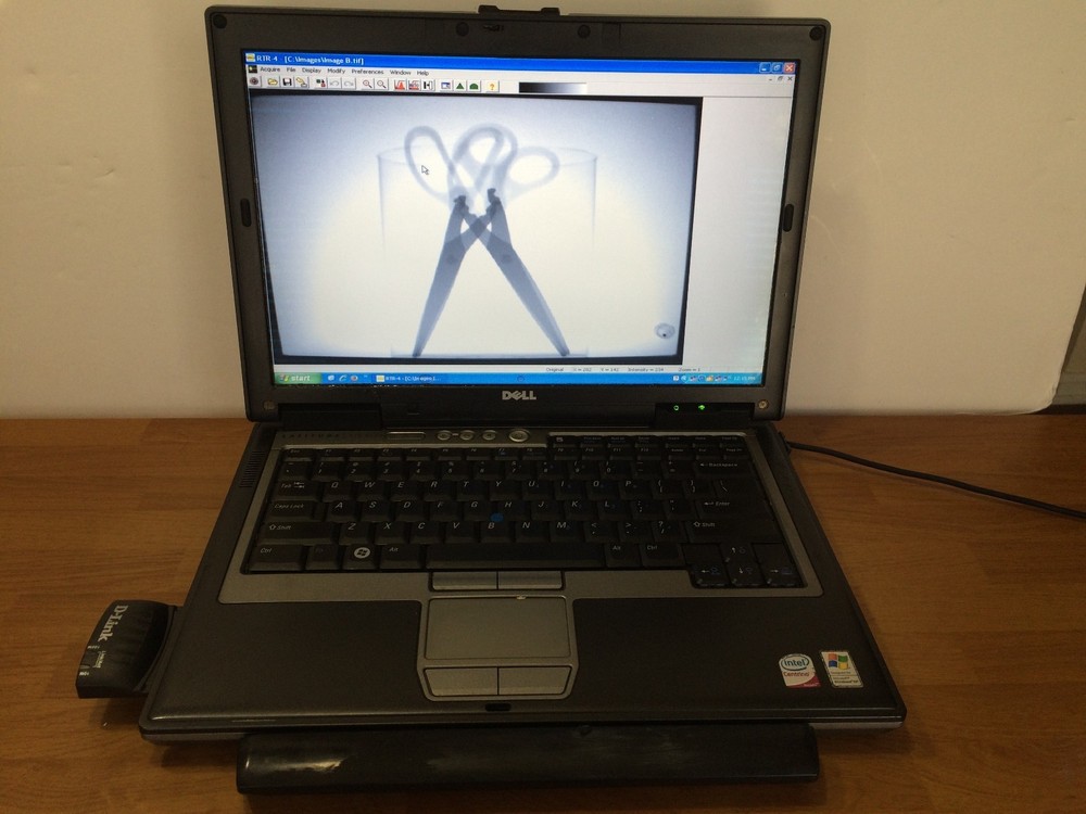 SAIC RTR4 Portable Digital X-Ray Wired Imaging System Laptop PC Image Controller