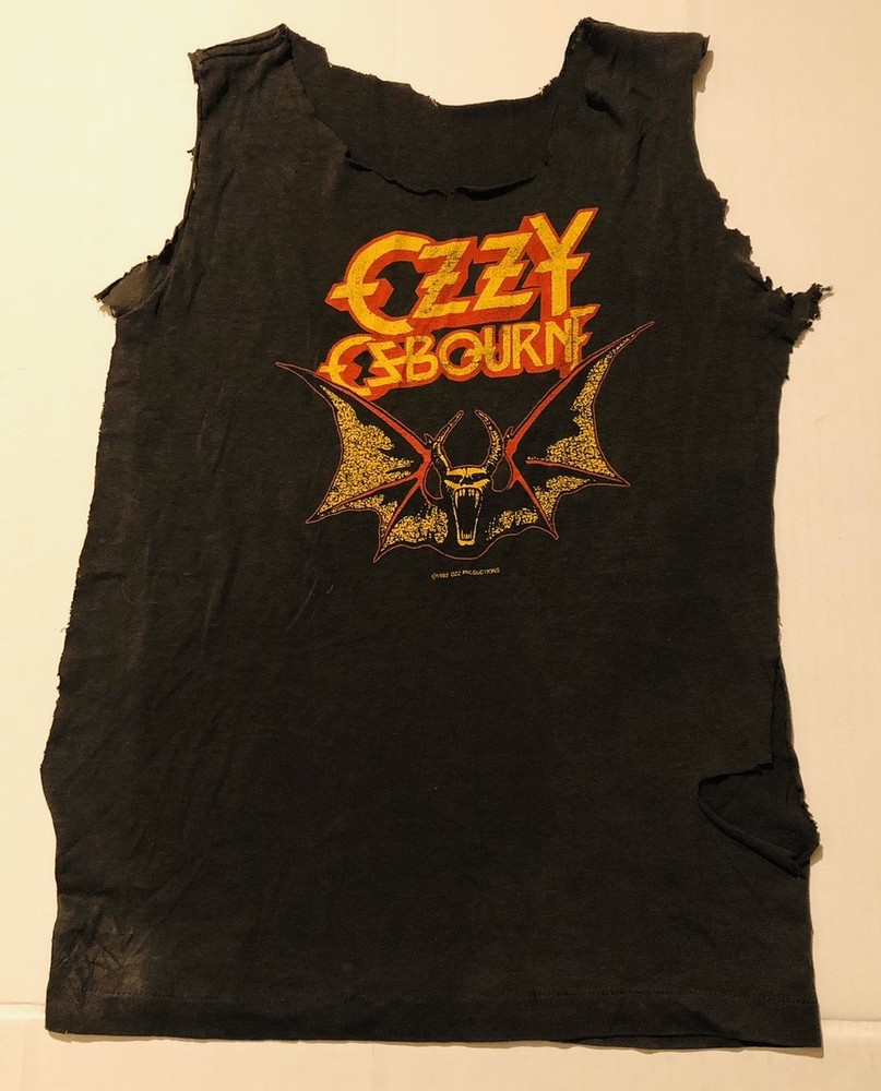 Vintage Distressed 1982 Ozzy Osbourne Diary Of A Madman Tour Shirt