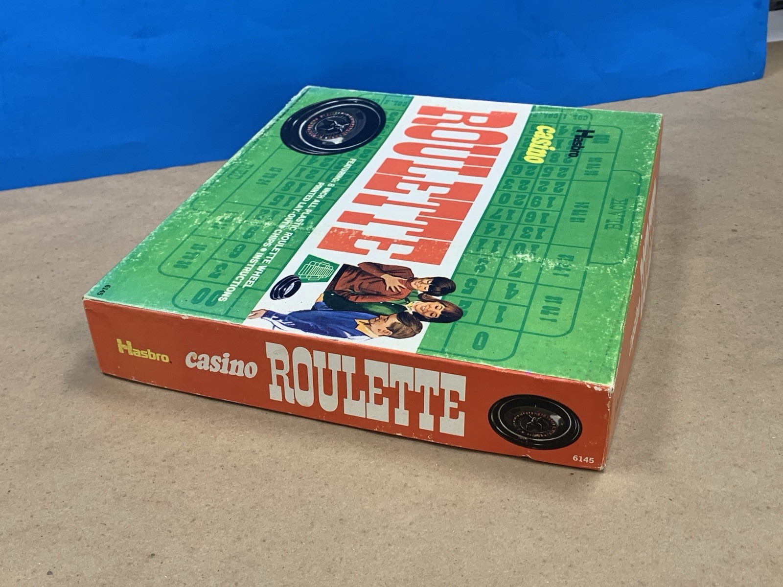 Vintage 1969 Hasbro Casino Roulette Board Game #6145 Complete Original