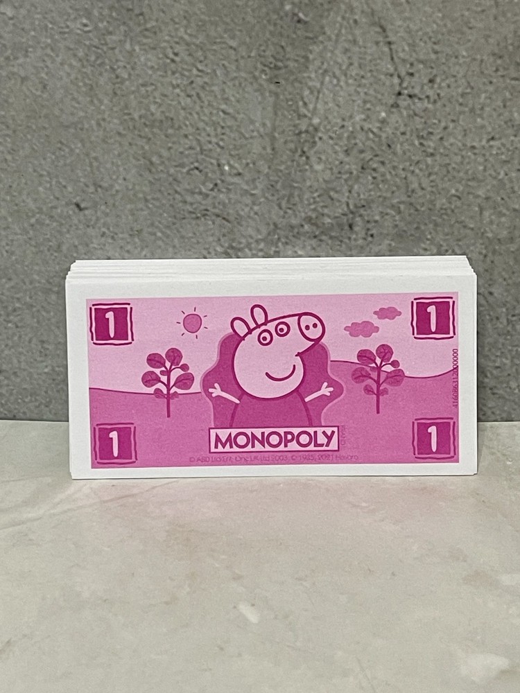 2003 Peppa Pig Monopoly Junior - Money Pack