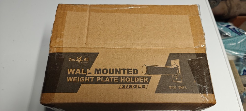 yes4all Wall Mounted Weight Plate Holder - Single