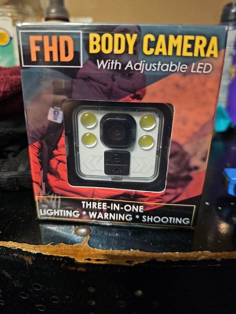 FHD Body Camera With Adjustable Led