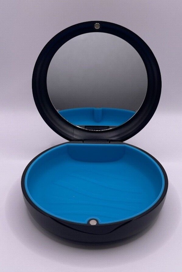 Aligner, Retainer, Sports Mouth Guard Case, with Mirror and Silicone Liner Case