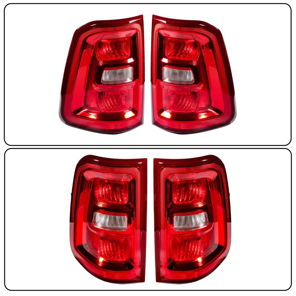 Tail Light Assembly Pair White Driver Passenger Side 68531048AA