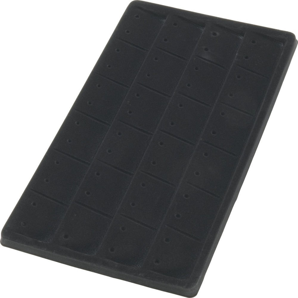 5 Black 24 Earring Display Tray Inserts