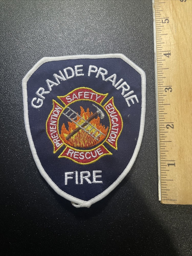 Canada Grand Prairie Fire Patch Souvenir