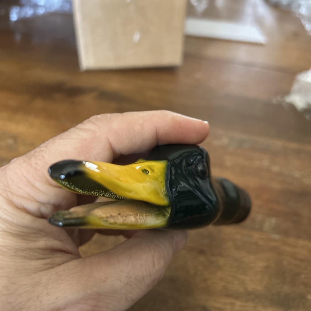 WALTON CERAMIC MALLARD HEAD CALL! SIGNED!