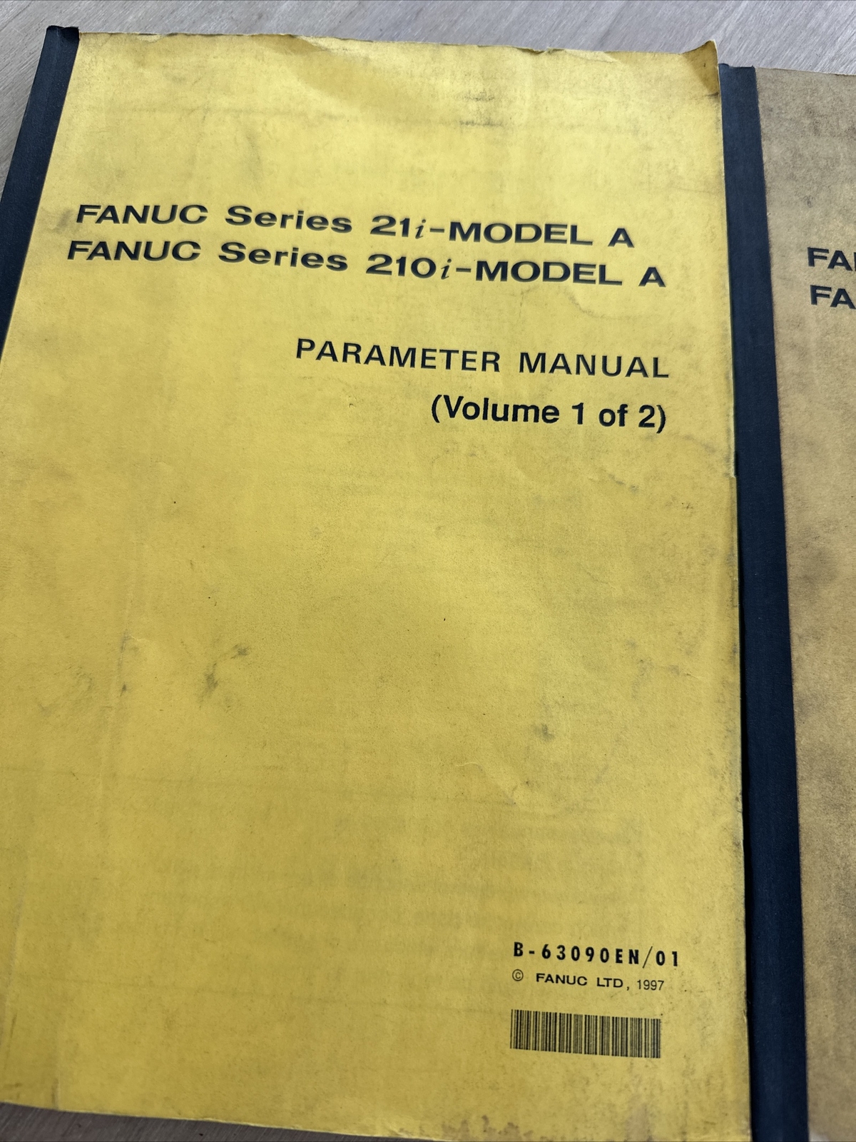 Fanuc Series 21i-Model A, 210i-Model A Parameter Manual Vol 1&2 B-63090EN/01