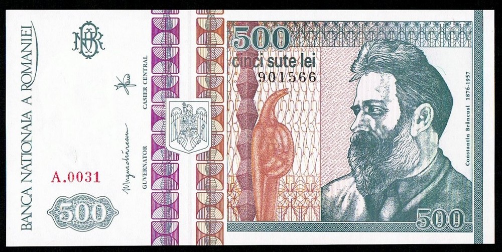 ROMANIA - 500 LEI 1992 UNC P 101b